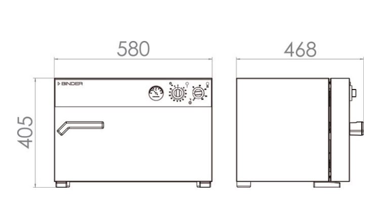 Binder B 28 fűthető inkubátor természetes légáramlással