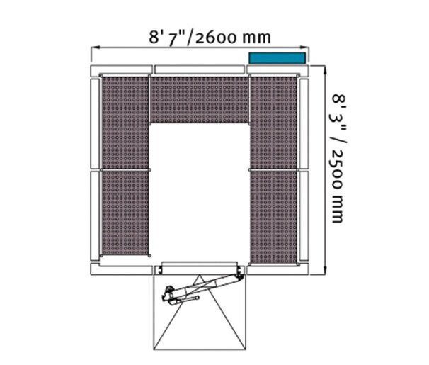 Binder WIC 1 bejárható klímakamra