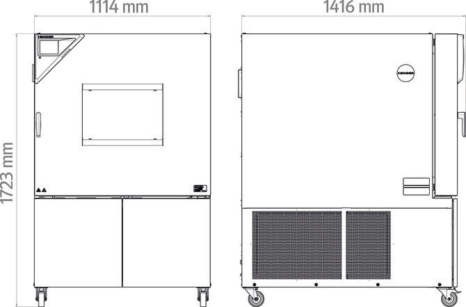Binder MKF 400 környzetszimulációs tesztkamra párásítással