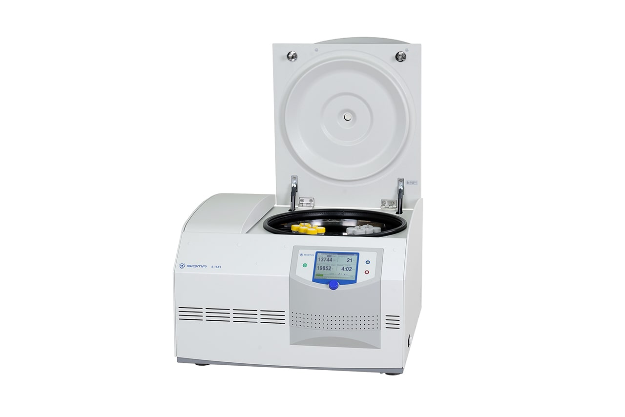 Sigma 4-16KHS hűthető-fűthető asztali centrifuga