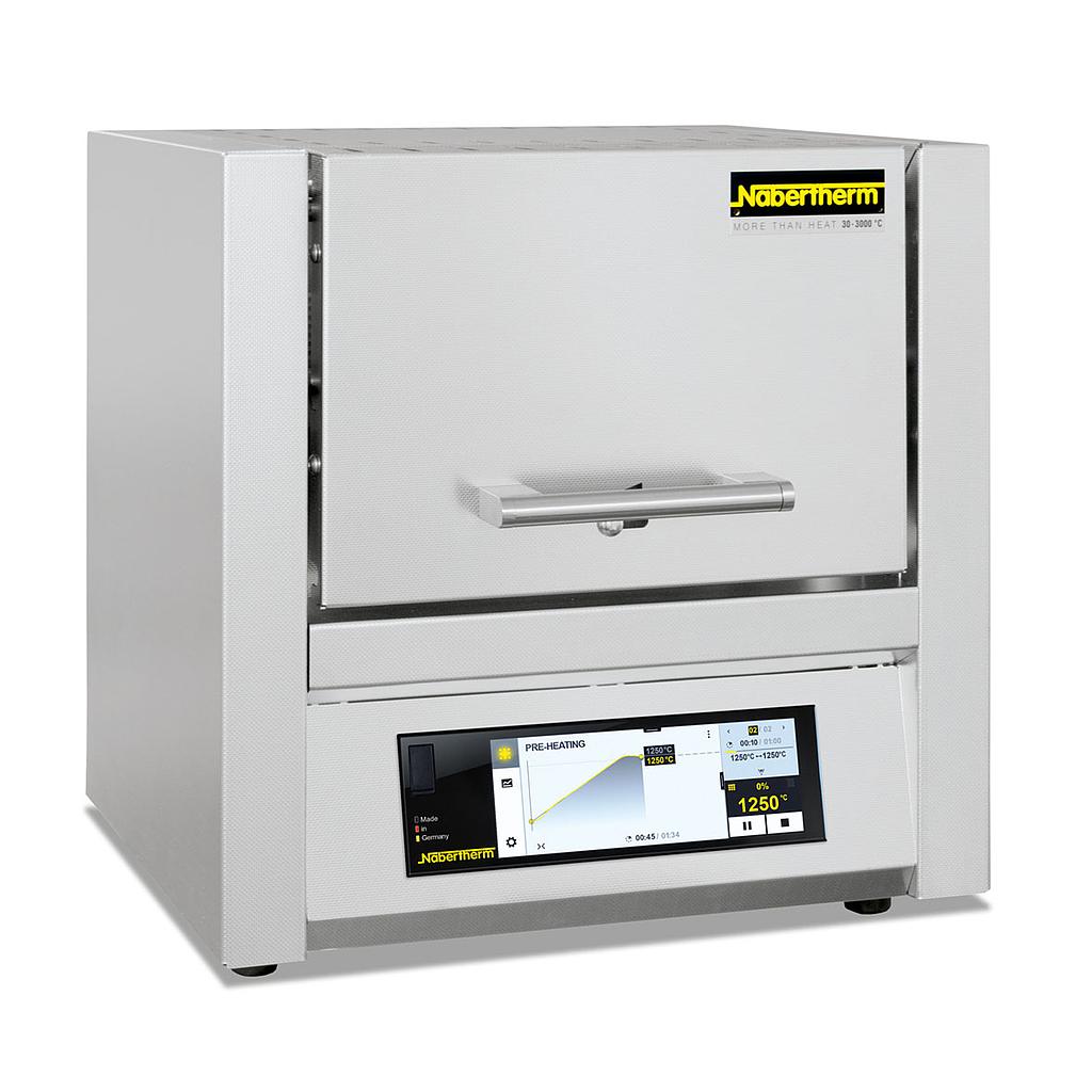 Nabertherm LT 5/13/C550 muffle furnace with brick insulation